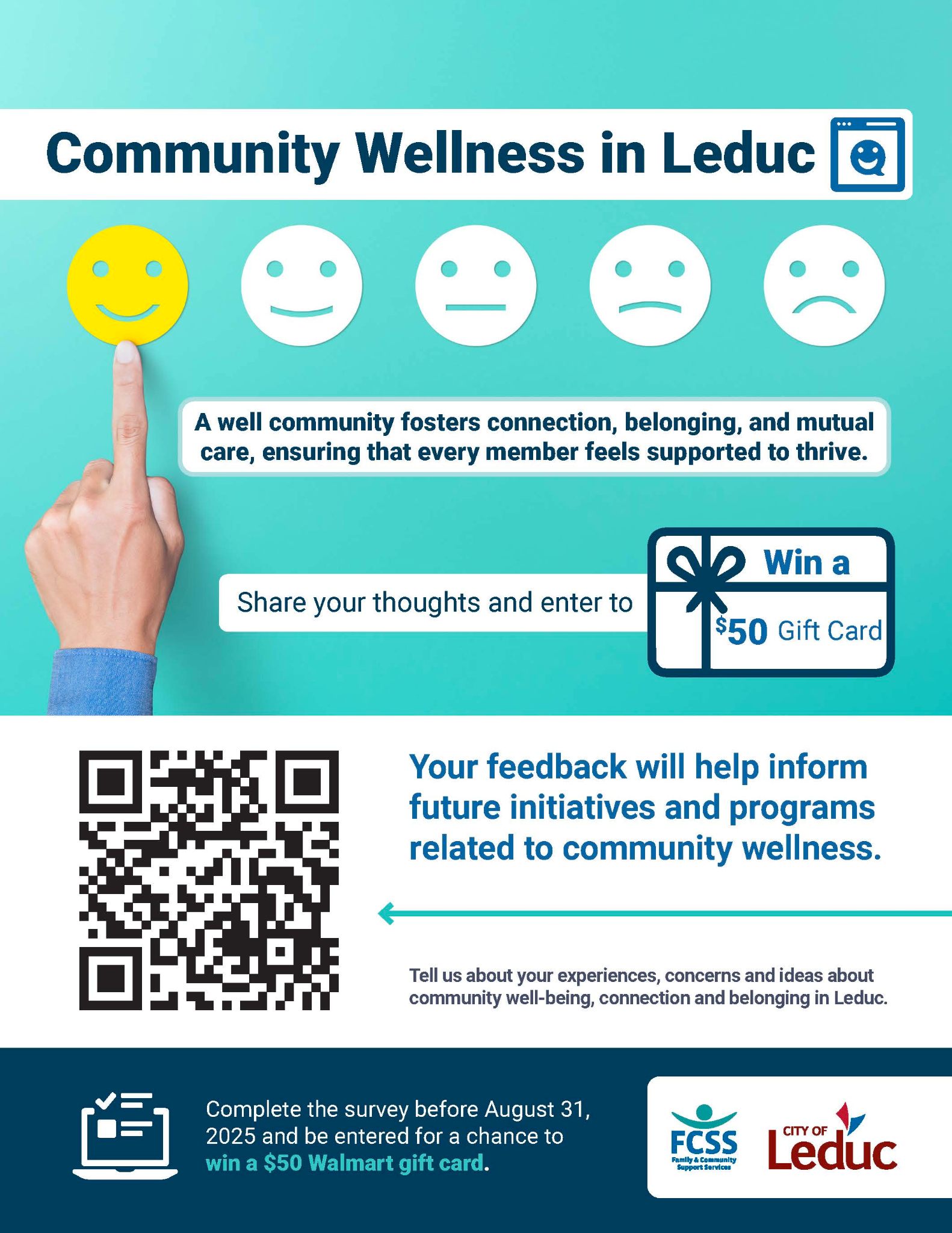 2025 FCSS Leduc Community Wellness POSTER
