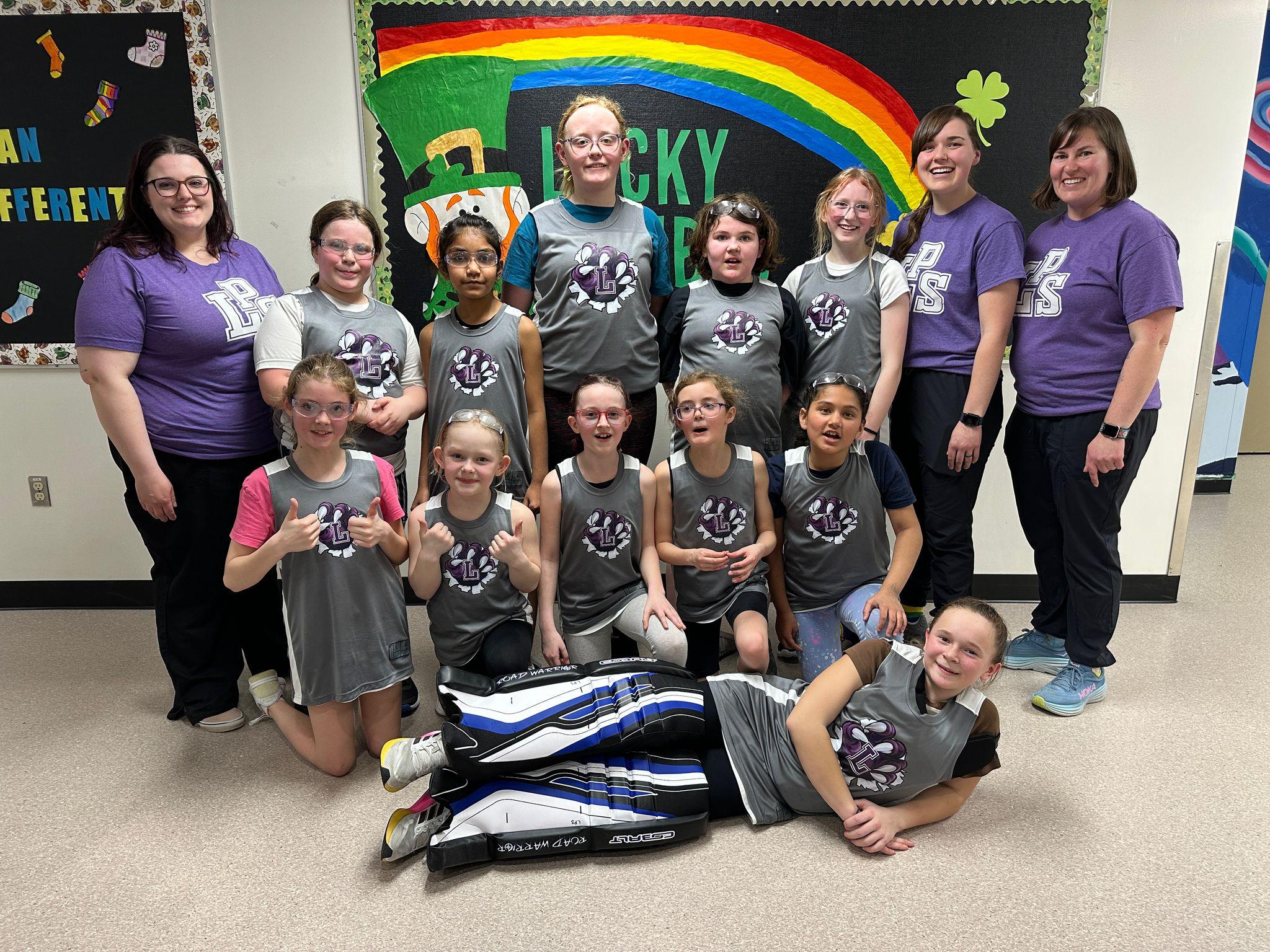 Girls Floor Hockey Team Photo 2