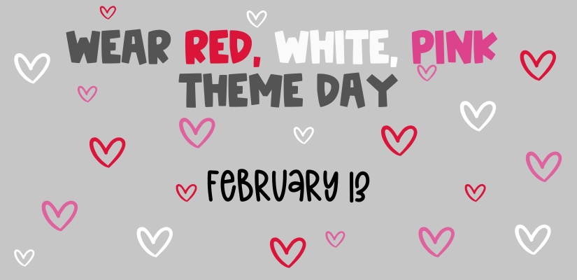 red white pink day