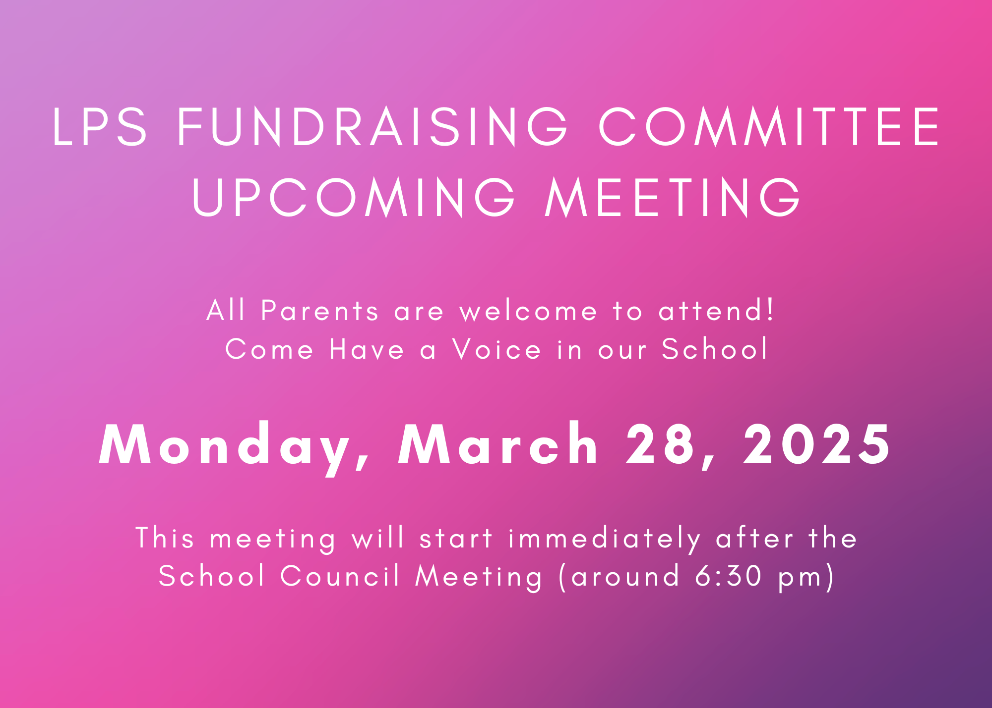 LPS fundraising 05 26 25