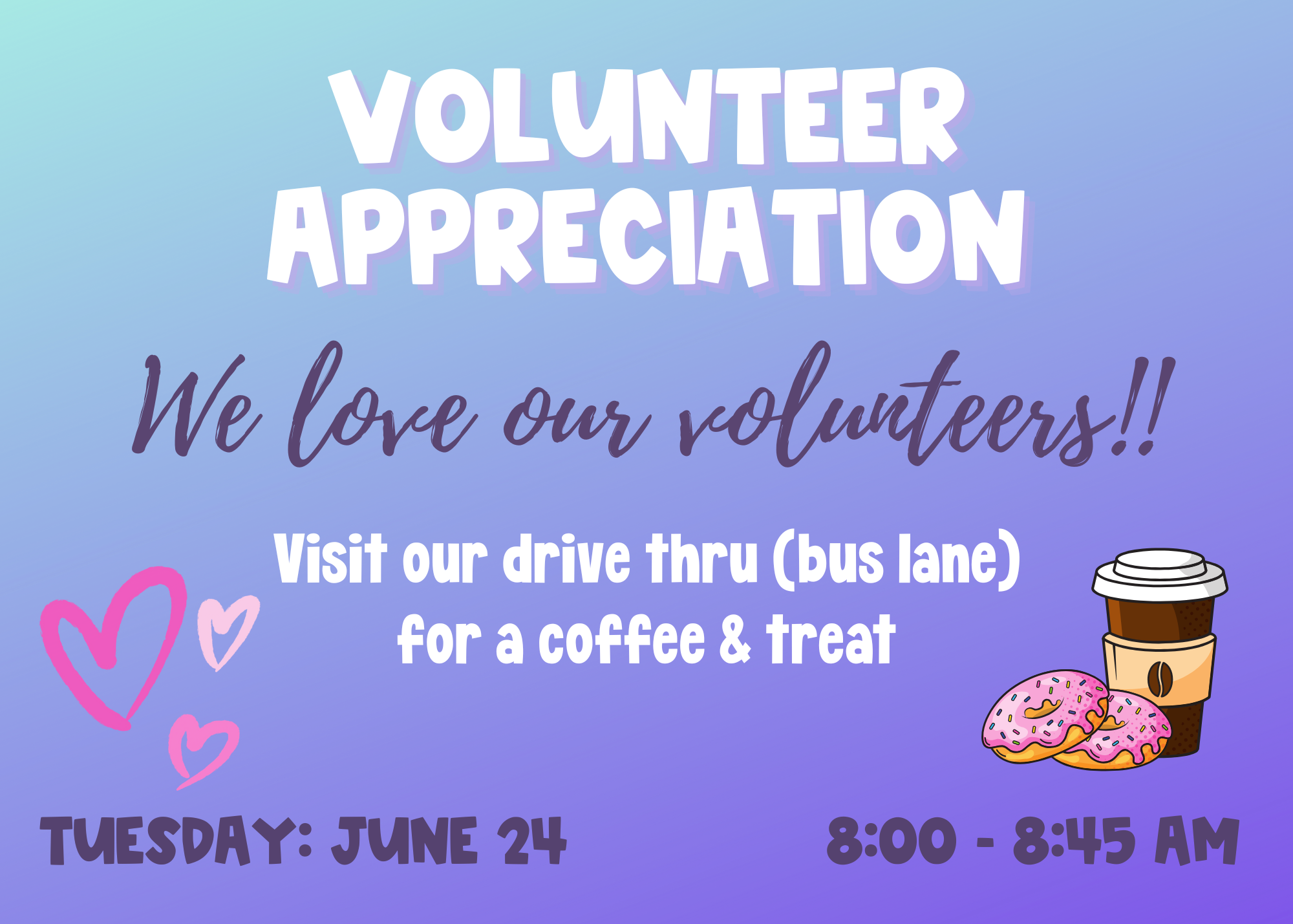 Volunteer Appreciation